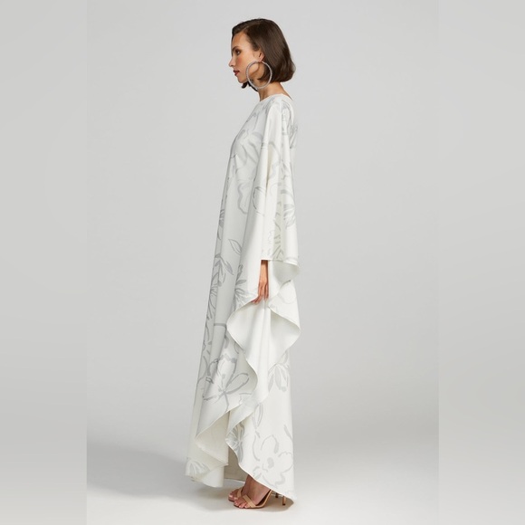 HALSTON
NEVEAN CAFTAIN IN FOIL CREPE - Picture 5 of 16